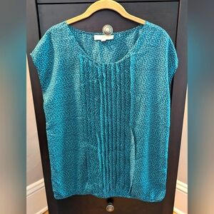 Paisley sleeveless blouse